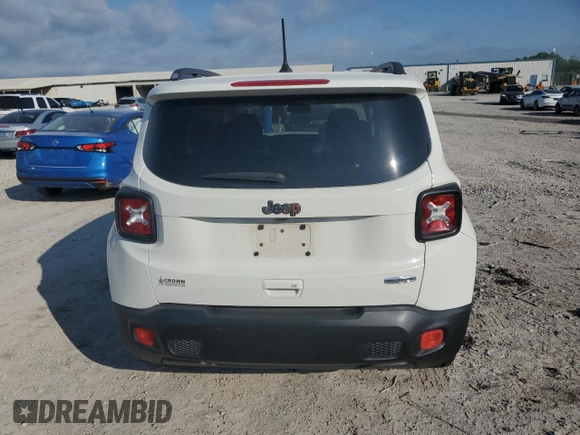 2018 Jeep Renegade Latitude with VIN ZACCJABB7JPH75163, listed as a Copart auction lot 54932455 with 267,193 mi miles and Salvage title. Bid and sale history available at DreamBid. Image 6.