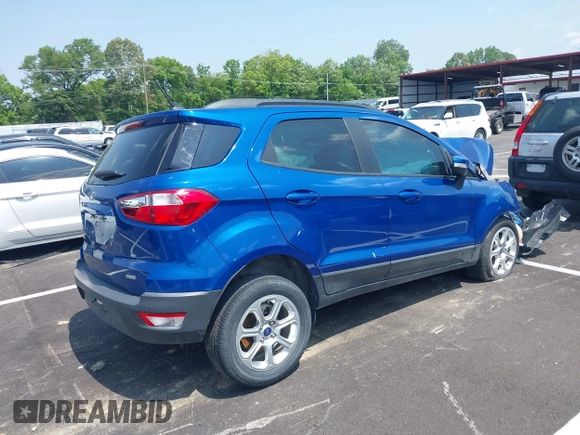 2018 Ford EcoSport SE with VIN MAJ3P1TE4JC242494, listed as a IAAI auction lot 42380813 with Not provided miles and . Bid and sale history available at DreamBid. Image 4.