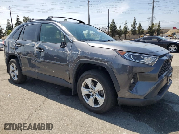 2020 Toyota RAV4 Hybrid XLE with VIN JTMRWRFV7LD063381, listed as a Copart auction lot 60661275 with 70,544 mi miles and Salvage title. Bid and sale history available at DreamBid. Image 4.