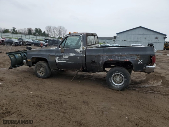 1986 Chevrolet Pickup with VIN 1GCEK14HXGF374127, listed as a Copart auction lot 82544064 with 75,659 mi miles and Clean Title. Bid and sale history available at carsss.com. Image 2.