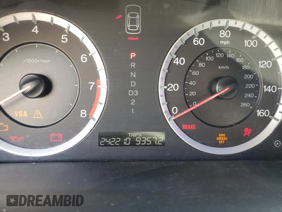 2008 Honda Accord EX-L z VIN 1HGCP36868A026651, wystawiony jako Copart lot #56868015 z przebiegiem 242 210 mil mil oraz Szkoda całkowita • Salvage title. Historia ofert i sprzedaży dostępna na DreamBid. Obrazek 9.