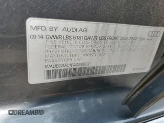 2015 Audi S4 Premium Plus z VIN WAUBGAFL1FA039062, wystawiony jako Copart lot #59089475 z przebiegiem 84 086 mil mil oraz Szkoda całkowita • Salvage title. Historia ofert i sprzedaży dostępna na DreamBid. Obrazek 12.