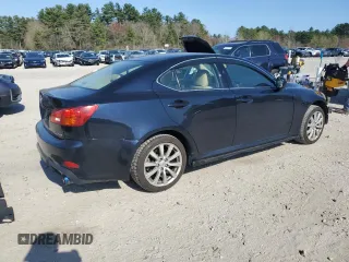 2006 Lexus IS 250 with VIN JTHCK262862003185, listed as a Copart auction lot 54335835 with 98,443 mi miles and Clean Title. Bid and sale history available at DreamBid. Image 3.