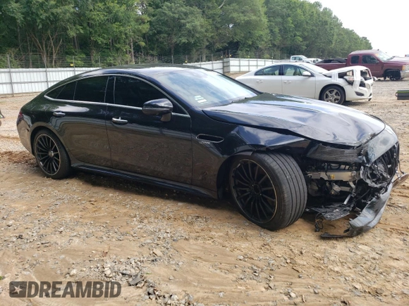 2021 Mercedes-Benz AMG GT 43 z VIN W1K7X5KB5MA039808, wystawiony jako Copart lot #63608354 z przebiegiem 18 253 mil mil oraz Szkody całkowita. Historia ofert i sprzedaży dostępna na DreamBid. Obrazek 4.