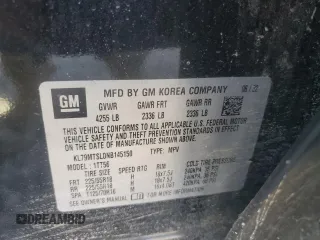 2022 Chevrolet TrailBlazer RS with VIN KL79MTSL0NB145150, listed as a Copart auction lot 80677104 with 62,613 mi miles and Salvage Title. Bid and sale history available at carsss.com. Image 12.