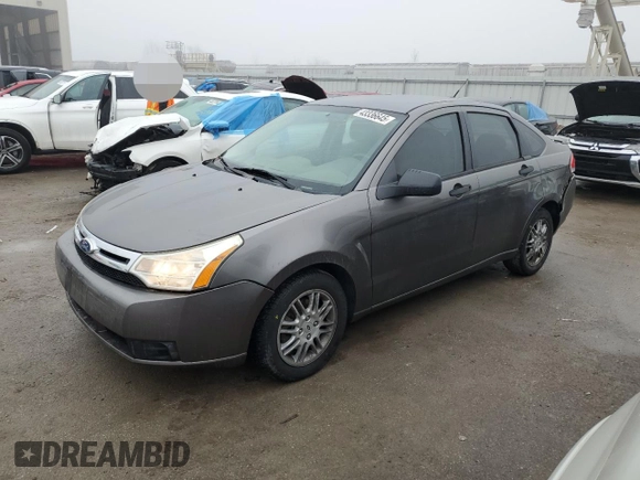 2011 Ford Focus SE with VIN 1FAHP3FN5BW184070, listed as a Copart auction lot 43336645 with 200,064 mi miles and Salvage Title. Bid and sale history available at carsss.com. Image 1.