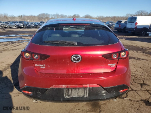 2021 Mazda Mazda3 Hatchback 2.5 Turbo with VIN JM1BPBJY9M1312497, listed as a Copart auction lot 46342925 with NaN miles and Salvage Title. Bid and sale history available at carsss.com. Image 6.