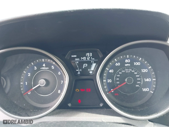 2012 Hyundai Elantra GLS with VIN 5NPDH4AE2CH117405, listed as a IAAI auction lot 41916422 with 149,121 mi miles. Bid and sale history available at carsss.com. Image 7.