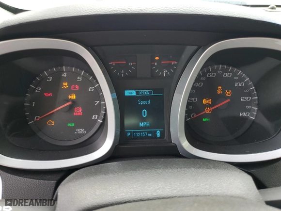 2015 Chevrolet Equinox LT with VIN 2GNALBEK7F6392547, listed as a Copart auction lot 43907755 with 112,157 mi miles and Salvage Title. Bid and sale history available at carsss.com. Image 9.