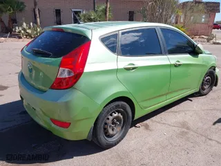 2013 Hyundai Accent GS with VIN KMHCT5AE8DU126919, listed as a IAAI auction lot 41788322 with 150,382 mi miles. Bid and sale history available at carsss.com. Image 4.