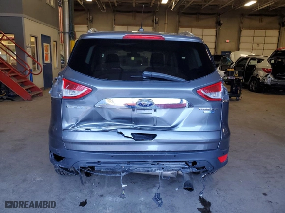 2014 Ford Escape Titanium with VIN 1FMCU9J90EUE12952, listed as a Copart auction lot 48113745 with 84,909 mi miles and Salvage Title. Bid and sale history available at carsss.com. Image 6.