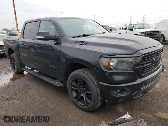 2020 Ram 1500 Big Horn with VIN 1C6RRFFGXLN315486, listed as a Copart auction lot 86625894 with 73,212 mi miles and Non repairable. Bid and sale history available at DreamBid. Image 4.