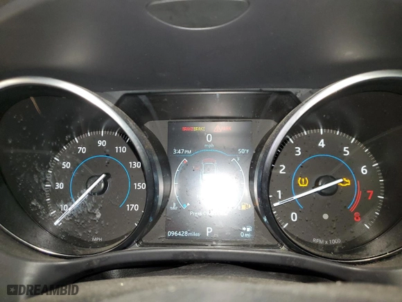 2018 Jaguar F-PACE 25t Premium with VIN SADCJ2FX1JA328814, listed as a Copart auction lot 48051255 with 96,428 mi miles and Clean Title. Bid and sale history available at carsss.com. Image 9.