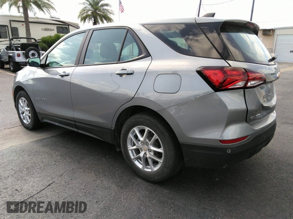 2023 Chevrolet Equinox LS with VIN 3GNAXHEG7PL186404, listed as a IAAI auction lot 42665728 with 41,204 mi miles and . Bid and sale history available at DreamBid. Image 3.