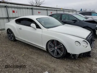 2015 Bentley Continental GT with VIN SCBFT7ZA5FC041658, listed as a Copart auction lot 80502724 with Not Provided miles and Salvage Title. Bid and sale history available at DreamBid. Image 4.