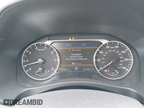 2019 Nissan Altima 2.5 Platinum with VIN 1N4BL4FV1KC104563, listed as a IAAI auction lot 41828774 with 44,006 mi miles. Bid and sale history available at carsss.com. Image 7.