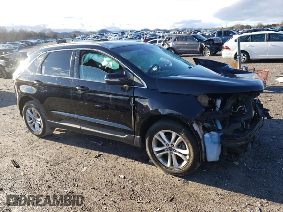 2019 Ford Edge SEL with VIN 2FMPK3J92KBB56822, listed as a Copart auction lot 41460905 with 0 mi miles and Salvage Title. Bid and sale history available at carsss.com. Image 4.