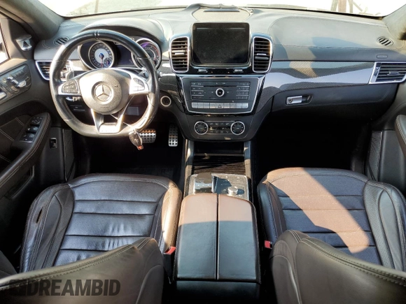 2016 Mercedes-Benz GLE 63 S AMG with VIN 4JGED7FBXGA047144, listed as a Copart auction lot 87331464 with 133,611 mi miles and Salvage title. Bid and sale history available at DreamBid. Image 8.