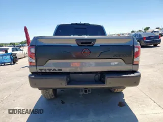 2023 Nissan Titan SV with VIN 1N6AA1ED1PN104669, listed as a Copart auction lot 57954215 with 40,955 mi miles and Salvage title. Bid and sale history available at DreamBid. Image 6.