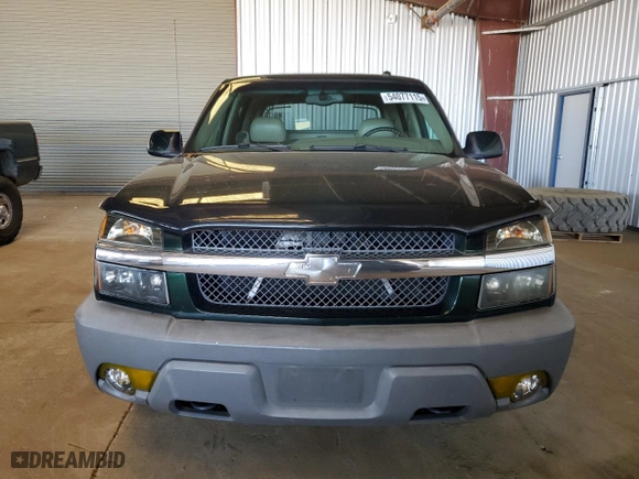 2002 Chevrolet Avalanche with VIN 3GNEC13T72G360865, listed as a Copart auction lot 54077115 with 201,031 mi miles and Clean Title. Bid and sale history available at carsss.com. Image 5.
