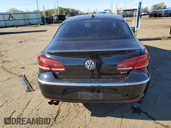 2013 Volkswagen CC R-Line with VIN WVWBP7AN0DE555448, listed as a Copart auction lot 75408294 with 104,475 mi miles and Clean Title. Bid and sale history available at DreamBid. Image 6.