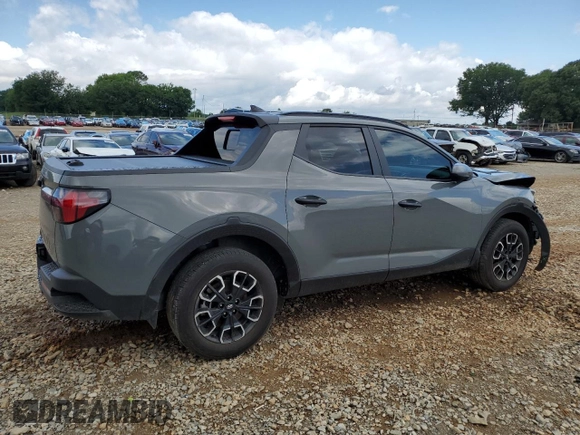 2022 Hyundai Santa Cruz SEL with VIN 5NTJC4AE1NH032965, listed as a Copart auction lot 58199735 with 52,449 mi miles and Salvage title. Bid and sale history available at DreamBid. Image 3.