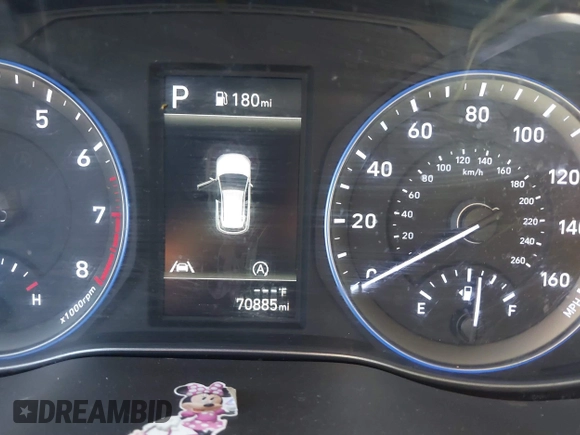 2022 Hyundai Kona SEL with VIN KM8K62AB8NU832281, listed as a IAAI auction lot 40632207 with 70,885 mi miles and . Bid and sale history available at DreamBid. Image 15.