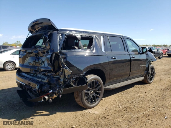2024 Chevrolet Suburban Premier with VIN 1GNSKFKD3RR330205, listed as a Copart auction lot 72522494 with 776 mi miles and Salvage Title. Bid and sale history available at carsss.com. Image 3.