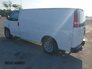 2011 Chevrolet Express Cargo Van with VIN 1GCSGAFX3B1181283, listed as a IAAI auction lot 42081428 with 150,441 mi miles. Bid and sale history available at carsss.com. Image 3.