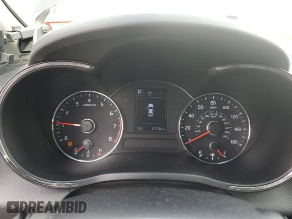 2018 Kia Forte LX with VIN 3KPFK4A76JE277865, listed as a Copart auction lot 49886365 with 57,536 mi miles and Salvage Title. Bid and sale history available at carsss.com. Image 9.