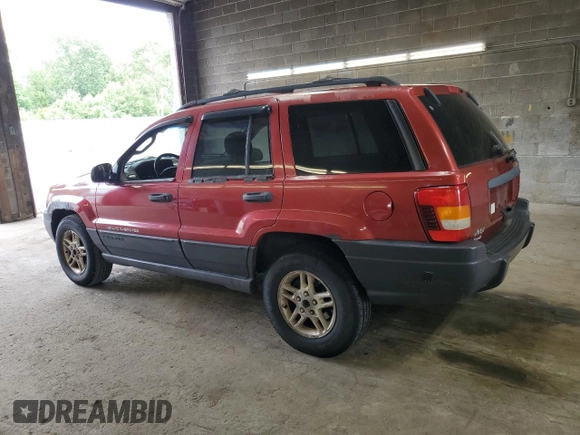 2004 Jeep Grand Cherokee Laredo with VIN 1J4GW48S04C164745, listed as a Copart auction lot 64036725 with 163,054 mi miles and Salvage title. Bid and sale history available at DreamBid. Image 2.