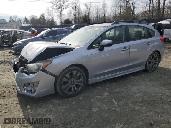 2016 Subaru Impreza Special Sports Premium z VIN JF1GPAP69G8202783, wystawiony jako Copart lot #43280875 z przebiegiem 111 109 mil mil oraz Szkoda całkowita • Salvage title. Historia ofert i sprzedaży dostępna na DreamBid. Obrazek 1.