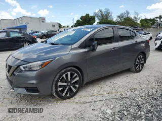 2022 Nissan Versa SR with VIN 3N1CN8FV0NL852457, listed as a Copart auction lot 64337475 with 46,270 mi miles and Salvage title. Bid and sale history available at DreamBid. Image 1.