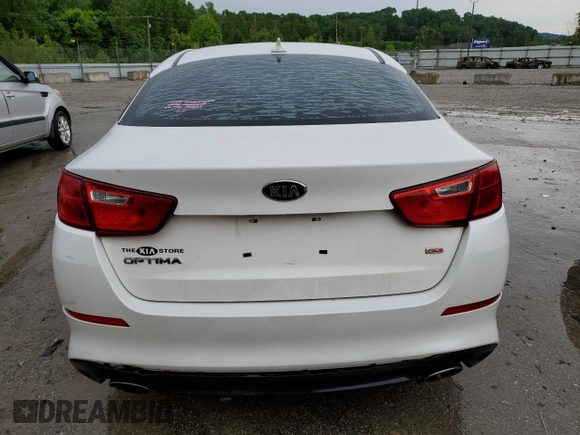 2015 Kia Optima LX z VIN KNAGM4A71F5658375, wystawiony jako Copart lot #57343525 z przebiegiem 118 027 mil mil oraz Nie do naprawy • Non repairable. Historia ofert i sprzedaży dostępna na DreamBid. Obrazek 6.