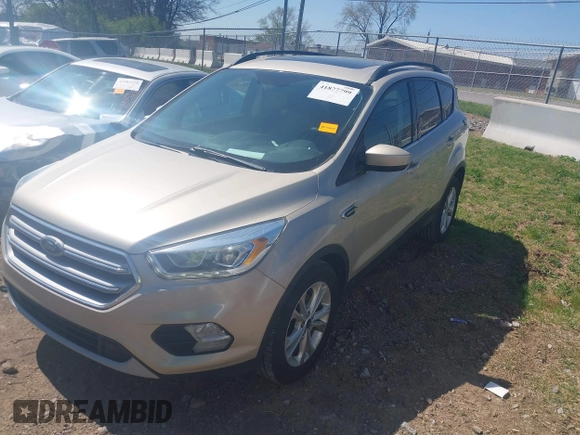 2017 Ford Escape SE with VIN 1FMCU0GD3HUC94245, listed as a IAAI auction lot 41877799 with 214,571 mi miles. Bid and sale history available at carsss.com. Image 17.