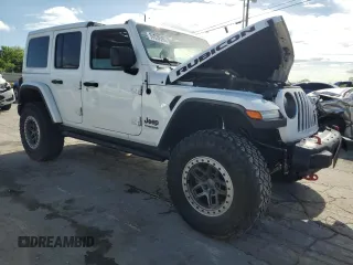 2020 Jeep Wrangler Unlimited Rubicon с VIN 1C4HJXFG4LW239307, выставлен на аукционе Copart как лот 54037595 с пробегом 19 850 миль миль и Списание • Salvage title. История ставок и продаж доступна на DreamBid. Изображение 4.