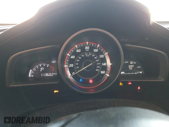 2015 Mazda Mazda3 i Touring with VIN JM1BM1V72F1249332, listed as a Copart auction lot 53074935 with 113,602 mi miles and Salvage Title. Bid and sale history available at carsss.com. Image 9.