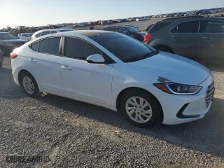 2017 Hyundai Elantra SE with VIN 5NPD74LF7HH212736, listed as a Copart auction lot 50837345 with 92,794 mi miles and Salvage Title. Bid and sale history available at carsss.com. Image 4.