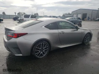 2015 Lexus RC 350 with VIN JTHHE5BC5F5007738, listed as a Copart auction lot 79508924 with 55,098 mi miles and Salvage Title. Bid and sale history available at carsss.com. Image 3.