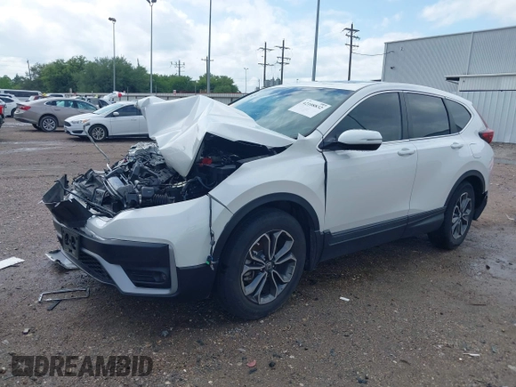 2020 Honda CR-V EX-L with VIN 5J6RW1H85LA001238, listed as a IAAI auction lot 42108832 with 19,059 mi miles. Bid and sale history available at carsss.com. Image 18.