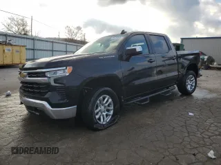 2022 Chevrolet Silverado 1500 LT with VIN 1GCUDDET1NZ500770, listed as a Copart auction lot 83409444 with 48,907 mi miles and Salvage Title. Bid and sale history available at DreamBid. Image 1.