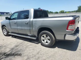2019 Ram 1500 Big Horn with VIN 1C6SRFFT9KN619082, listed as a Copart auction lot 58554965 with 88,379 mi miles and Clean title. Bid and sale history available at DreamBid. Image 2.