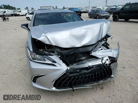 2024 Lexus ES 250 with VIN 58AD11D1XRU013033, listed as a Copart auction lot 53267625 with 17,916 mi miles and Salvage title. Bid and sale history available at DreamBid. Image 11.