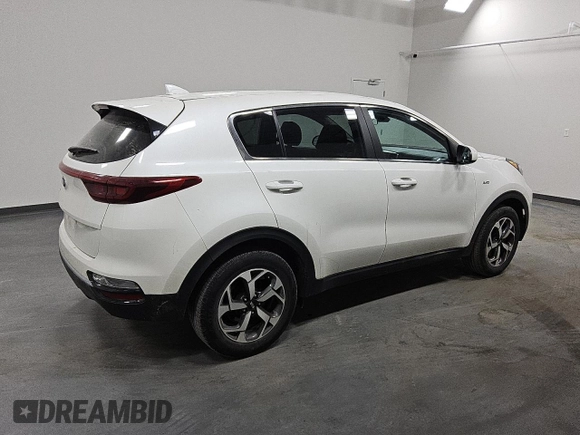 2021 Kia Sportage LX with VIN KNDPMCAC5M7906929, listed as a Copart auction lot 48484915 with 81,764 mi miles and Clean Title. Bid and sale history available at DreamBid. Image 3.