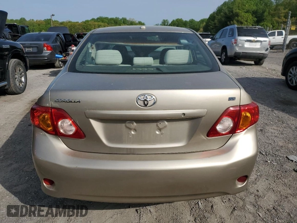2009 Toyota Corolla with VIN 2T1BU40E09C028920, listed as a Copart auction lot 54777505 with Not Provided miles and Salvage Title. Bid and sale history available at carsss.com. Image 6.