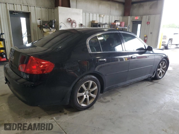2005 Infiniti G35 with VIN JNKCV51EX5M224753, listed as a Copart auction lot 72999454 with 39,764 mi miles and Salvage Title. Bid and sale history available at DreamBid. Image 3.