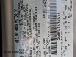 2007 Ford Fusion SE with VIN 3FAHP07187R227711, listed as a Copart auction lot 49618735 with 197,131 mi miles and Salvage Title. Bid and sale history available at carsss.com. Image 12.