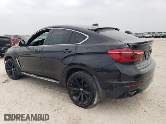 2017 BMW X6 xDrive35i with VIN 5UXKU2C52H0N85089, listed as a Copart auction lot 56287473 with 0 mi miles. Bid and sale history available at carsss.com. Image 2.