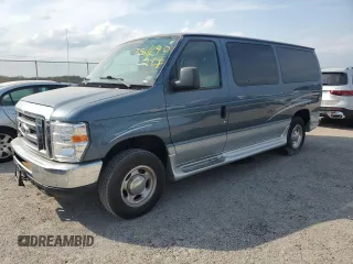 2014 Ford Econoline Cargo Commercial with VIN 1FTNE1EL7EDA55965, listed as a Copart auction lot 75649024 with Not Provided miles and Salvage Title. Bid and sale history available at carsss.com. Image 1.