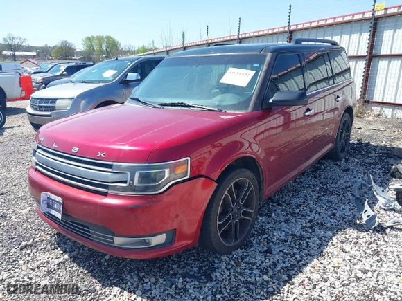 2014 Ford Flex Limited with VIN 2FMGK5D82EBD10318, listed as a IAAI auction lot 41981522 with 224,296 mi miles. Bid and sale history available at carsss.com. Image 17.